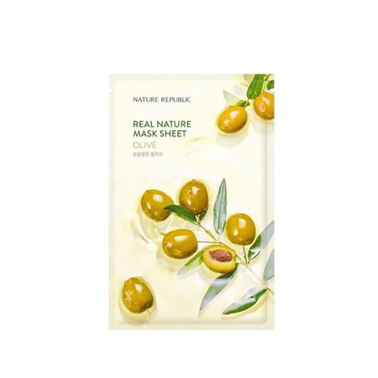 Nature Republic Real Nature Sheet Mask Olive, 23ml