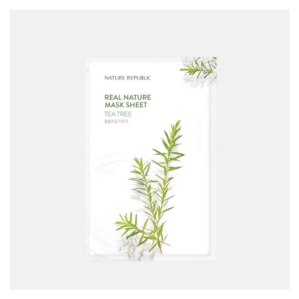 Nature Republic Real Nature Sheet Mask Tea Tea, 23ml