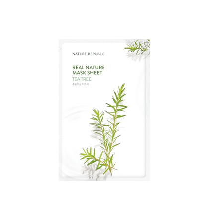 Nature Republic Real Nature Sheet Mask Tea Tea, 23ml