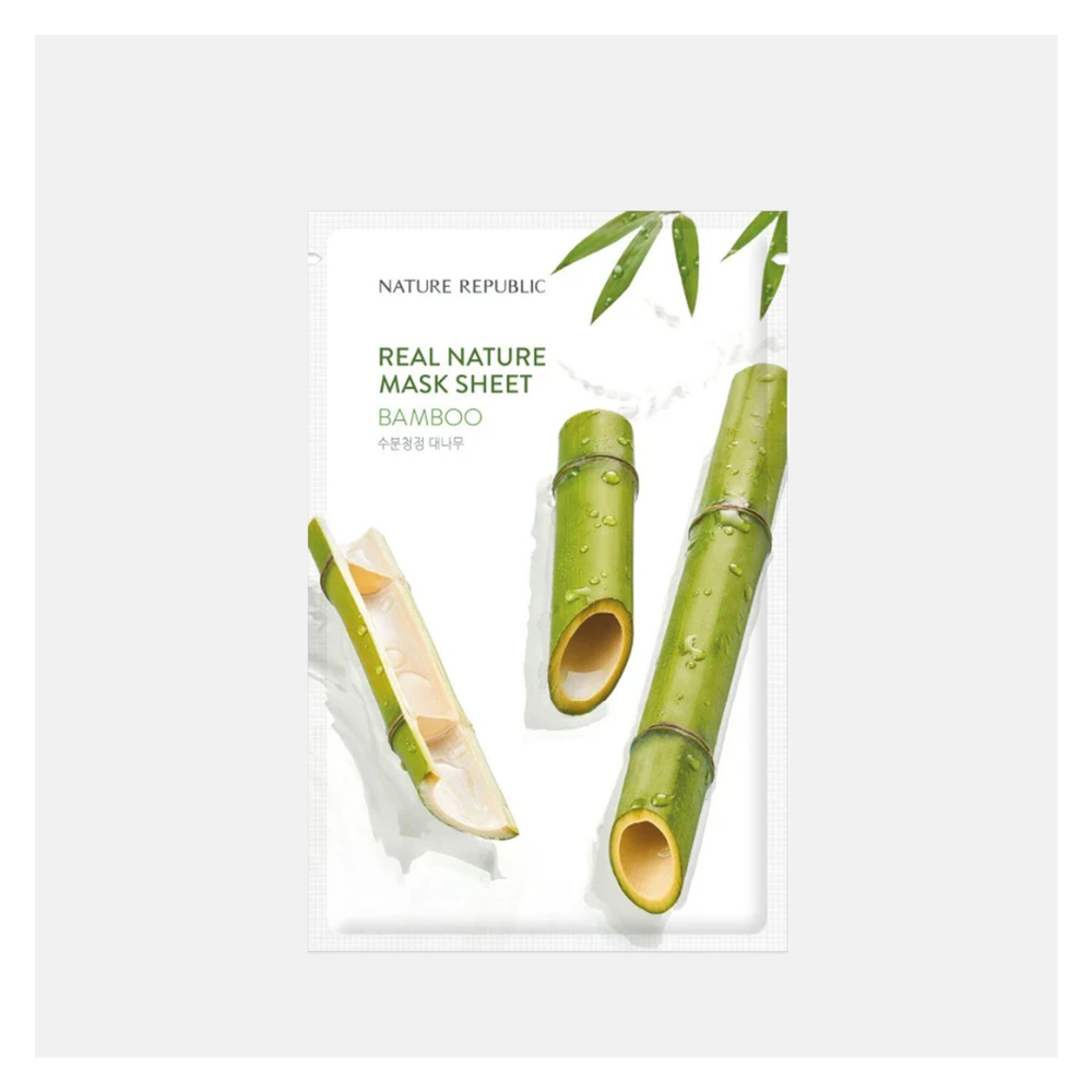 Nature Republic Real Nature Sheet Mask Bamboo, 23ml