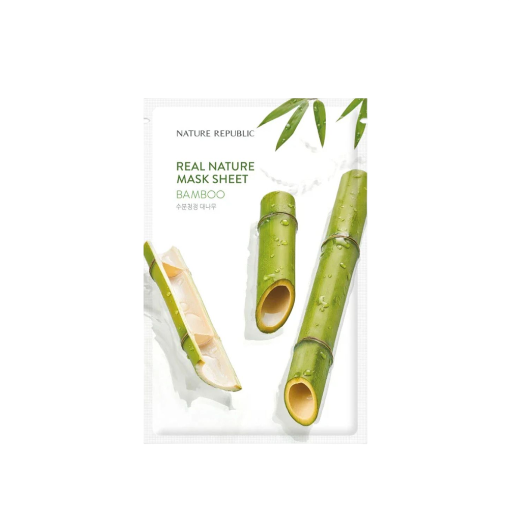Nature Republic Real Nature Sheet Mask Bamboo, 23ml