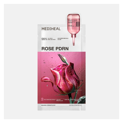 Mediheal Rose PDRN Essential Mask - Healthy Glow, 24ml