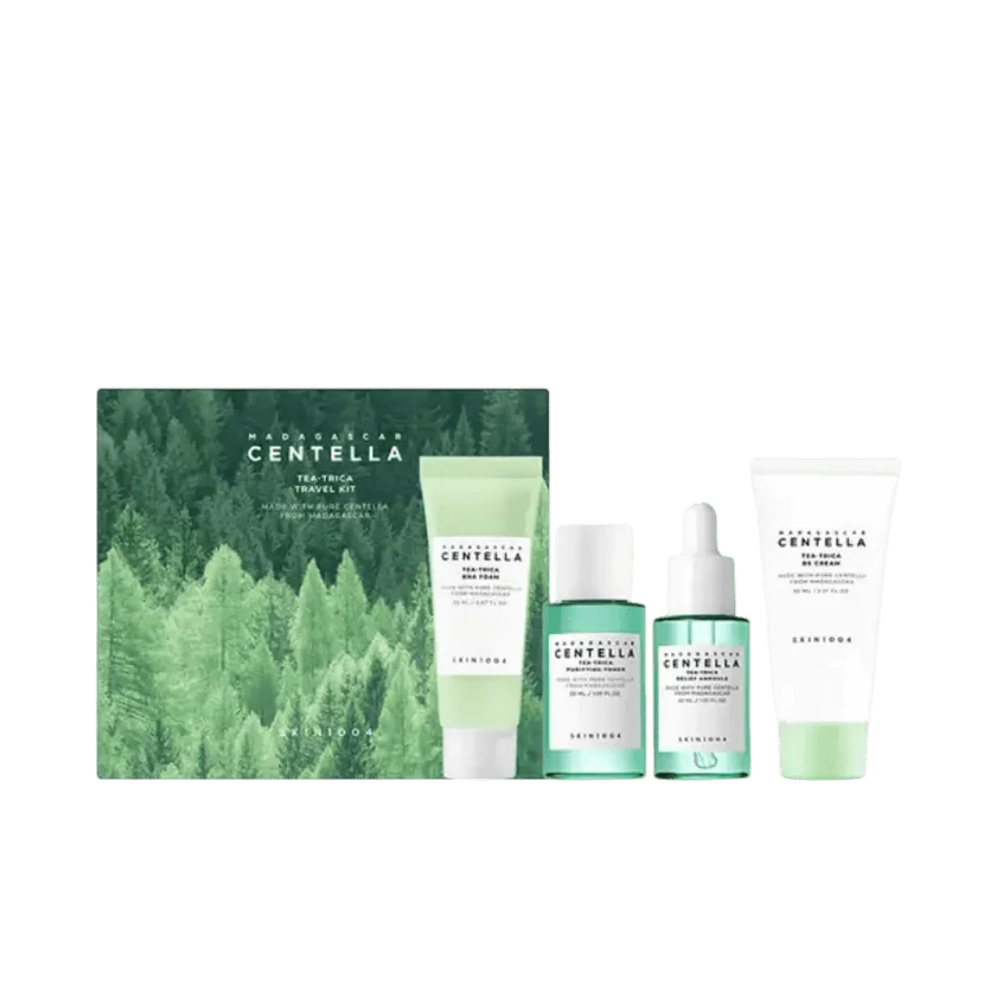 SKIN1004 Madagascar Centella Tea-Trica Travel Kit, 4 pezzi