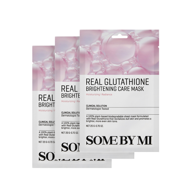 SOMEBYMI Real Glutathione Brightening Care Mask, 3 pezzi