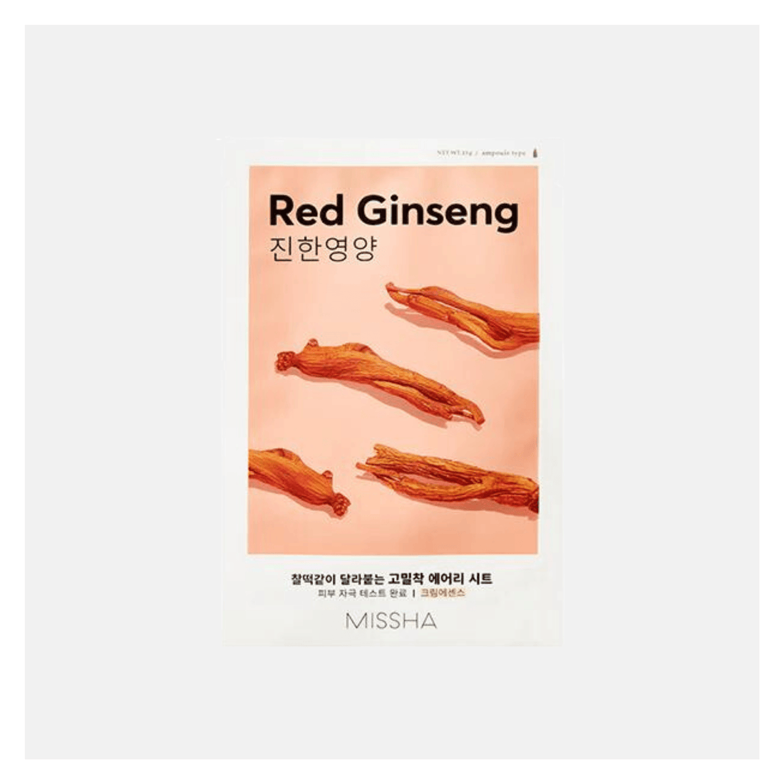 Missha Airy Fit Sheet Mask, Red Ginseng