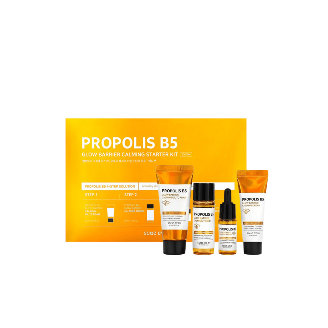 Set Illuminante e Lenitivo - SOMEBYMI Propolis Trial Kit, 4 pezzi