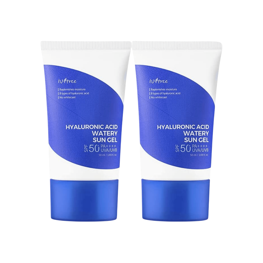 Multipack 2x ISNTREE Hyaluronic Acid Watery Sun Gel, 50ml