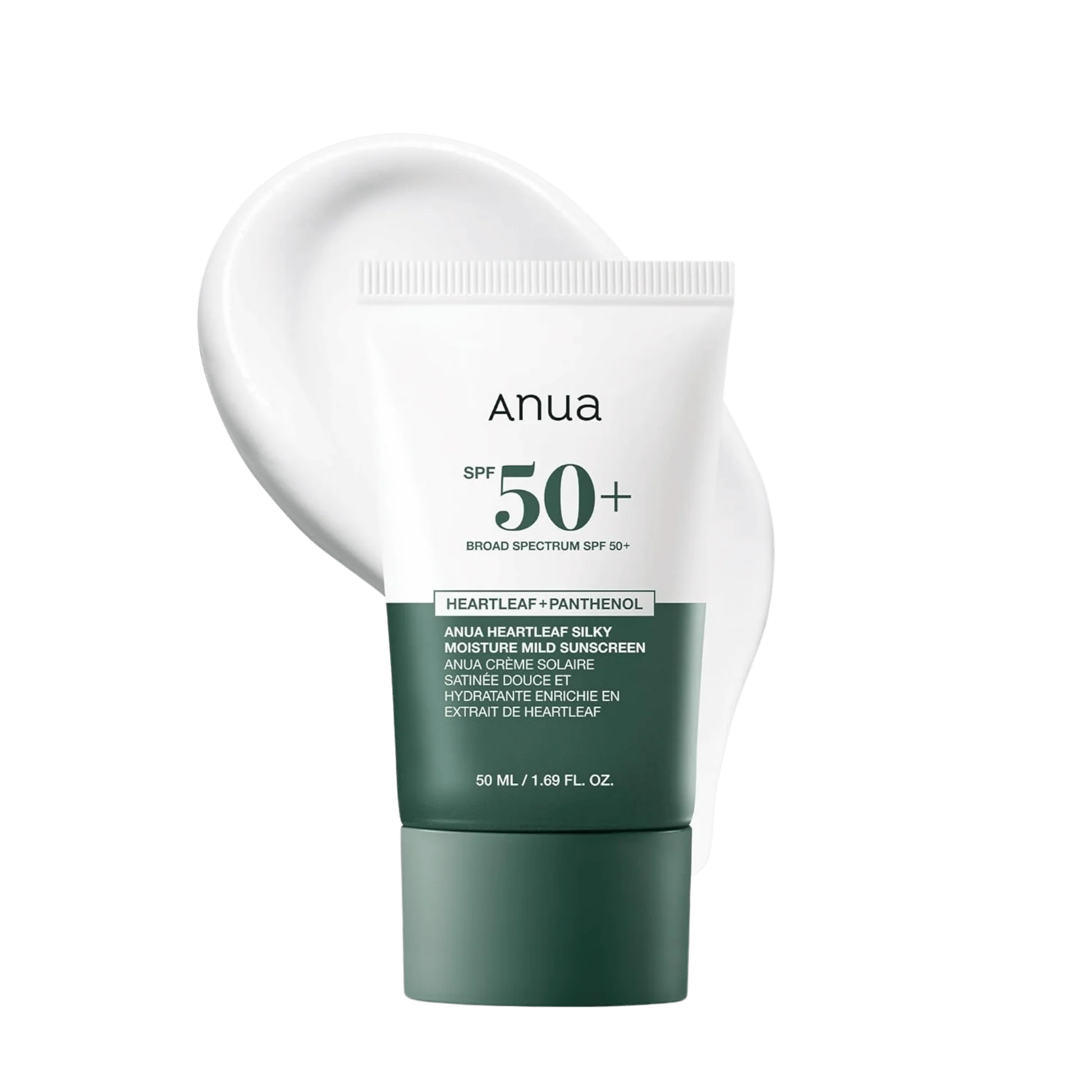 Anua Heartleaf Silky Moisture Sunscreen SPF50+ PA++++, 50ml