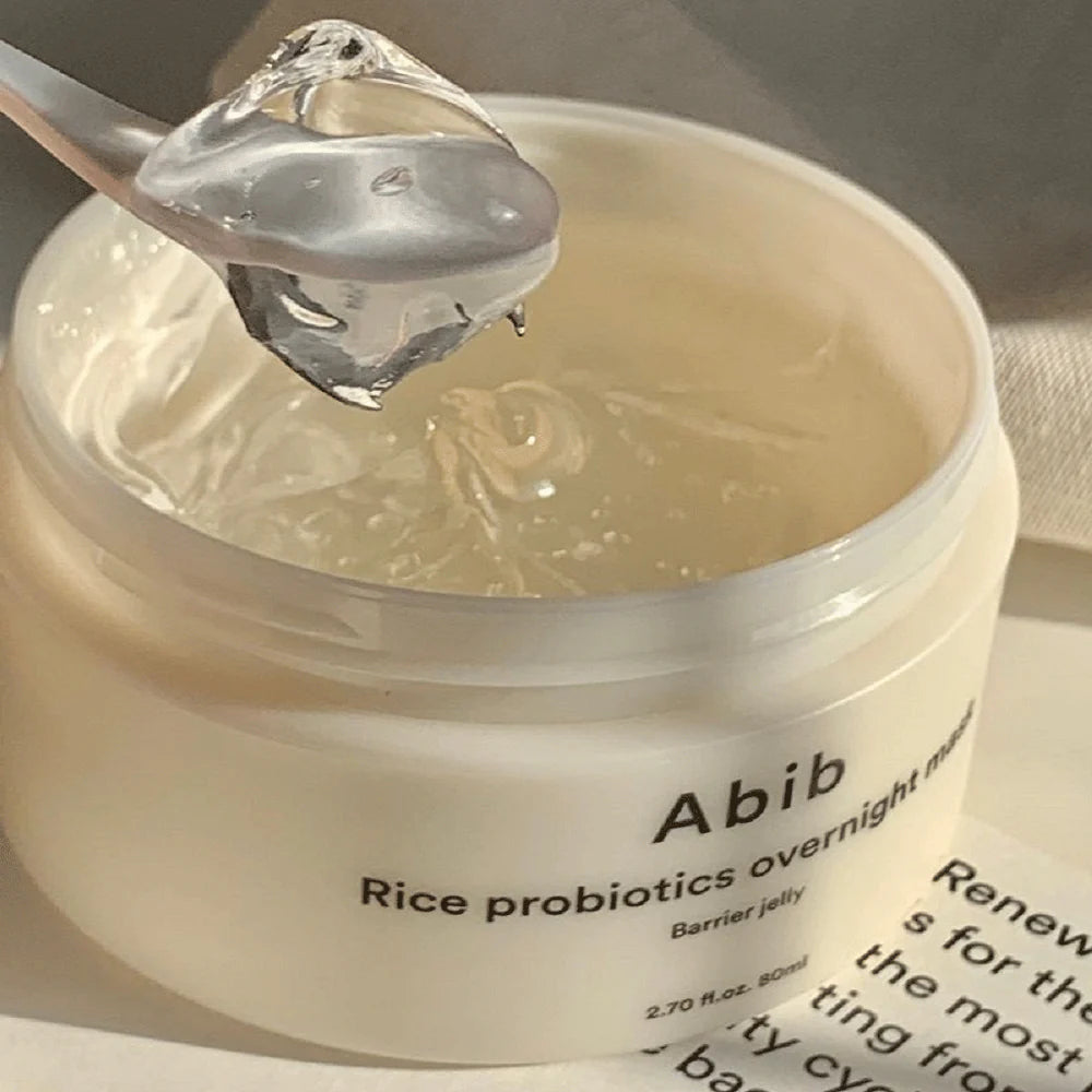 Abib Rice Probiotics Overnight Mask Barrier Jelly, 80ml