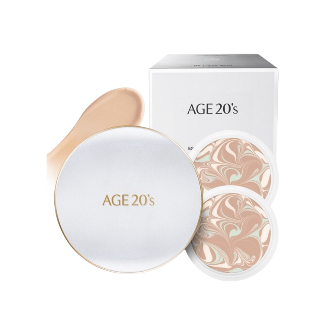 AGE20s Signature Essence Cover Pact Long Stay - Foundation + refill, 3 colours