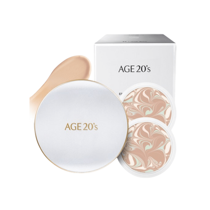 AGE20s Signature Essence Cover Pact Long Stay - Foundation + refill, 3 colours