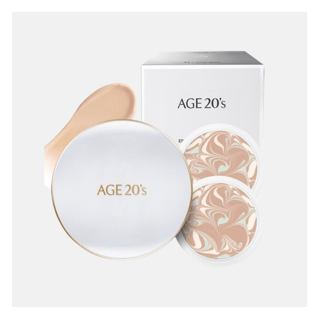 AGE20s Signature Essence Cover Pact Long Stay - Foundation + refill, 3 colours