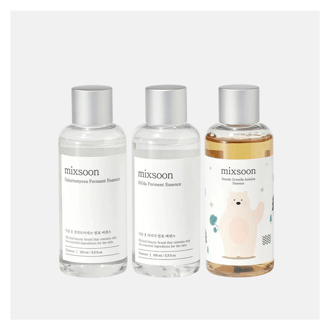 MIXSOON 3-Layering Essence Set, 3 pieces of 100ml