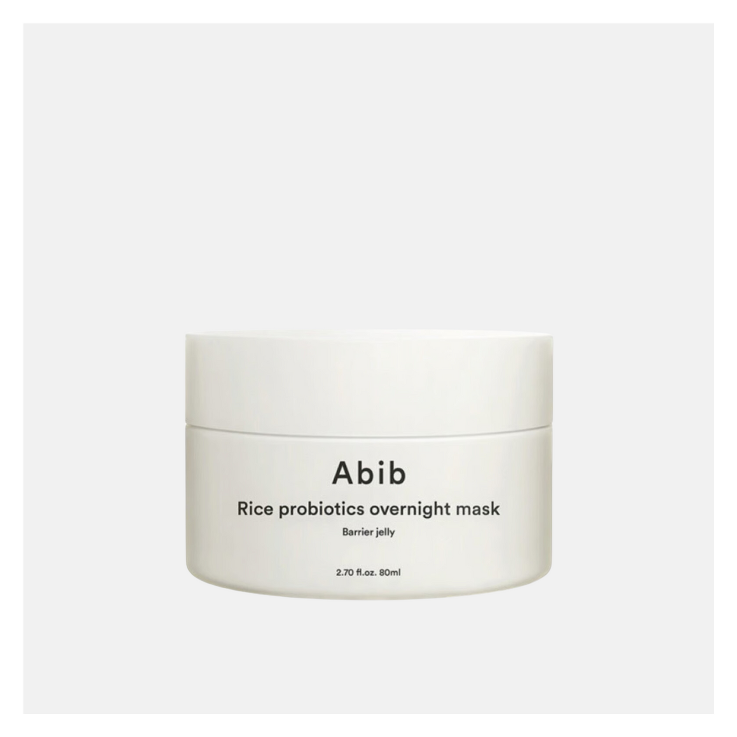 Abib Rice Probiotics Overnight Mask Barrier Jelly, 80ml