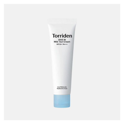 Torriden DIVE-IN Mild Suncream, SPF50+ PA++++, 60ml