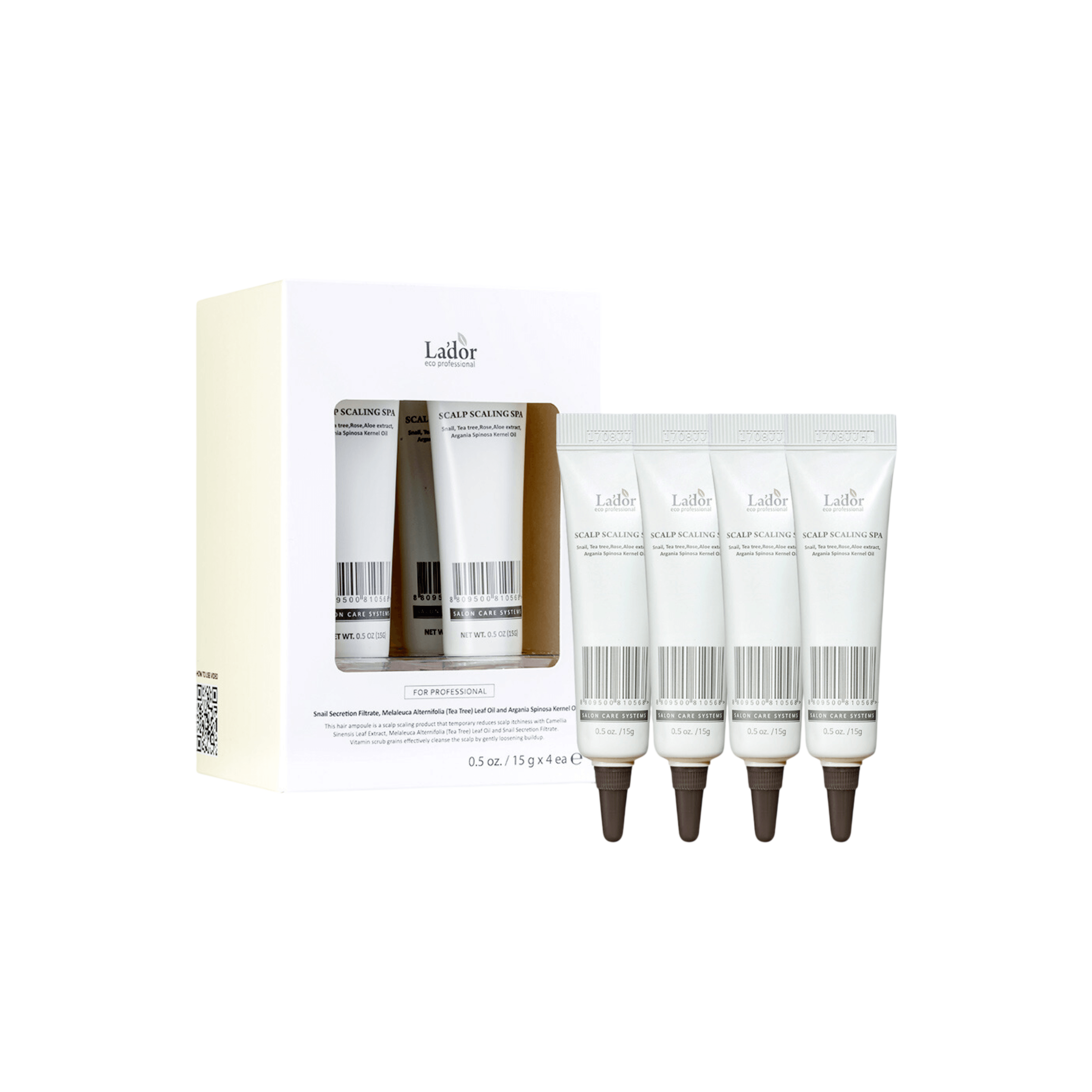 LADOR Scalp Scaling Spa, 4 pezzi da 15g