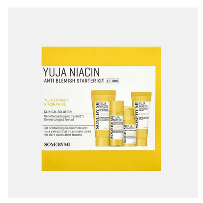 Set - Illuminante - SOMEBYMI Yuja Niacin Brightening Starter Kit, 4 pezzi