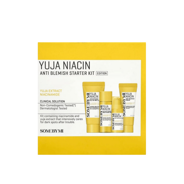 Set - Brightener - SOMEBYMI Yuja Niacin Brightening Starter Kit, 4 pieces