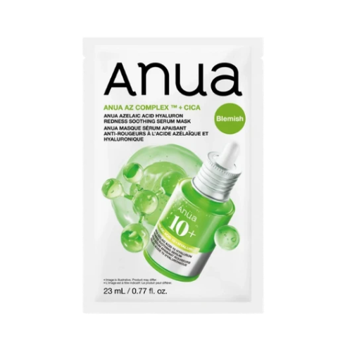 Anua Azelaic Acid Hyaluron Redness Soothing Serum Mask, 23 g