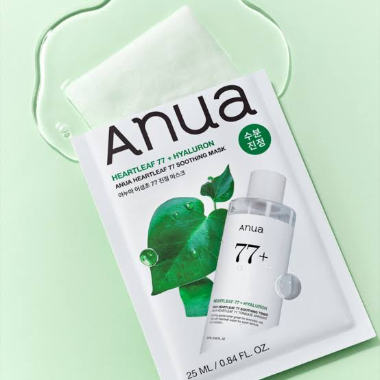 Anua Heartleaf 77 Soothing Mask, 25 ml