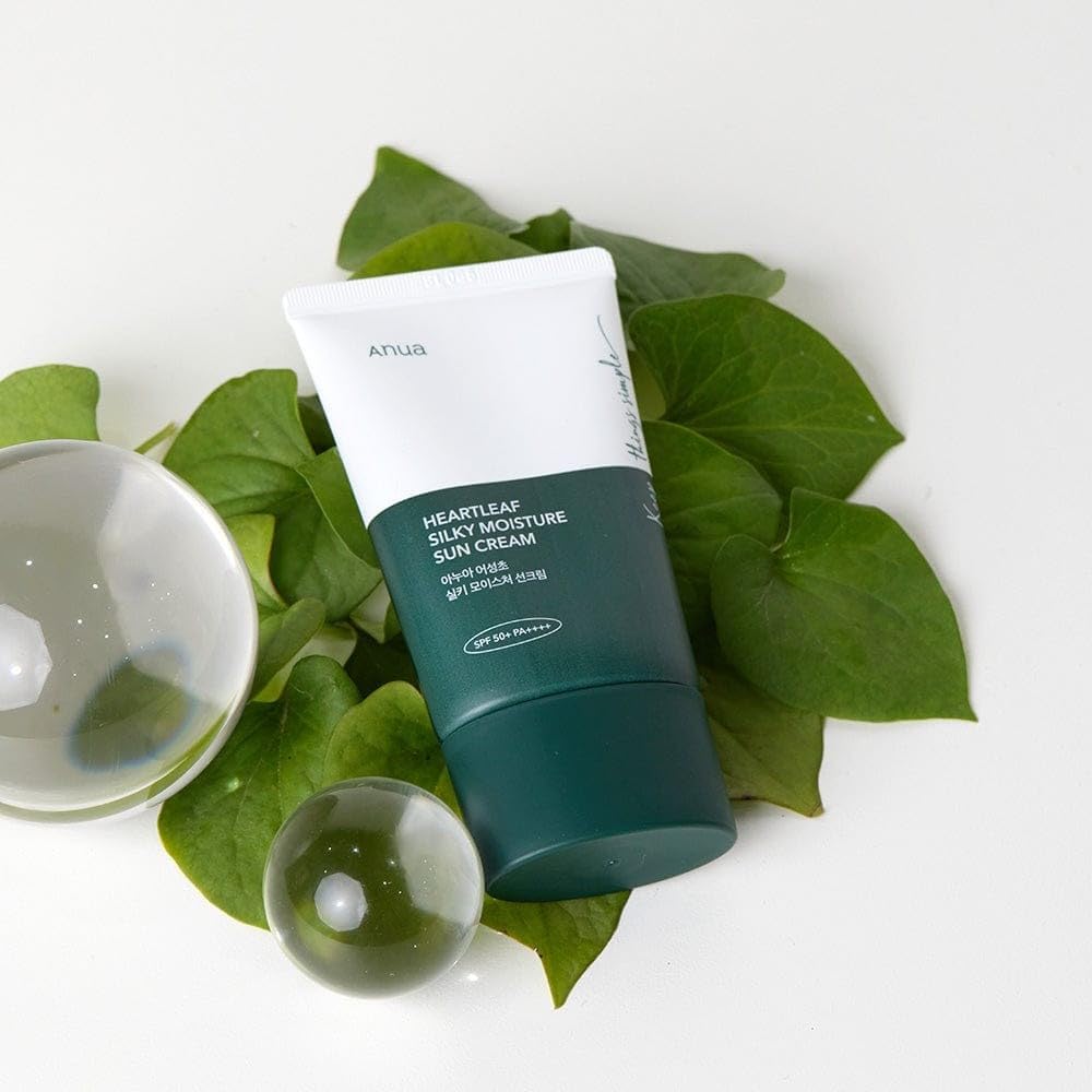 ANUA Heartleaf Silky Moisture Sunscreen SPF50+ PA++++, 50ml