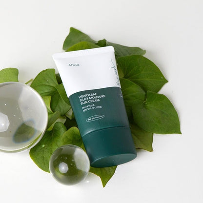 ANUA Heartleaf Silky Moisture Sunscreen SPF50+ PA++++, 50ml