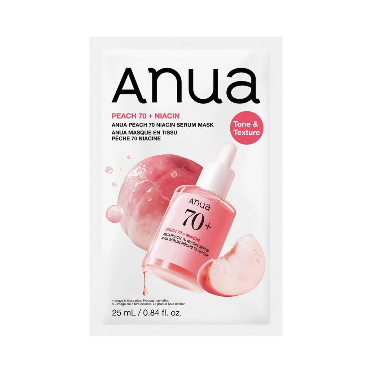 Anua Peach Niacin Serum Mask, 25 ml