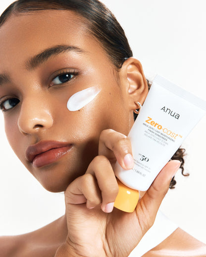 Anua Zero-Cast Moisturizing Finish Sunscreen, SPF50 PA++++, 50ml