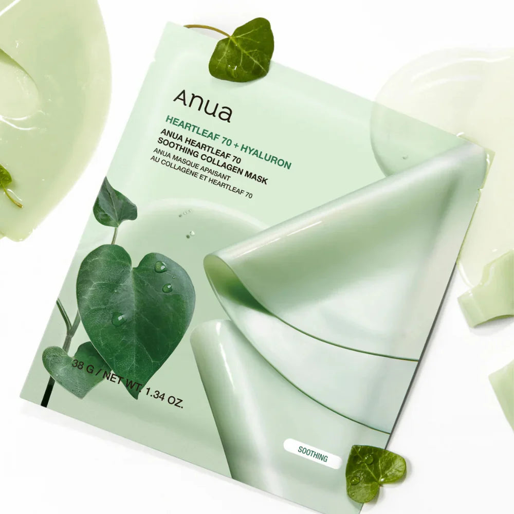 Anua Heartleaf 70 Soothing Collagen Mask, 38g