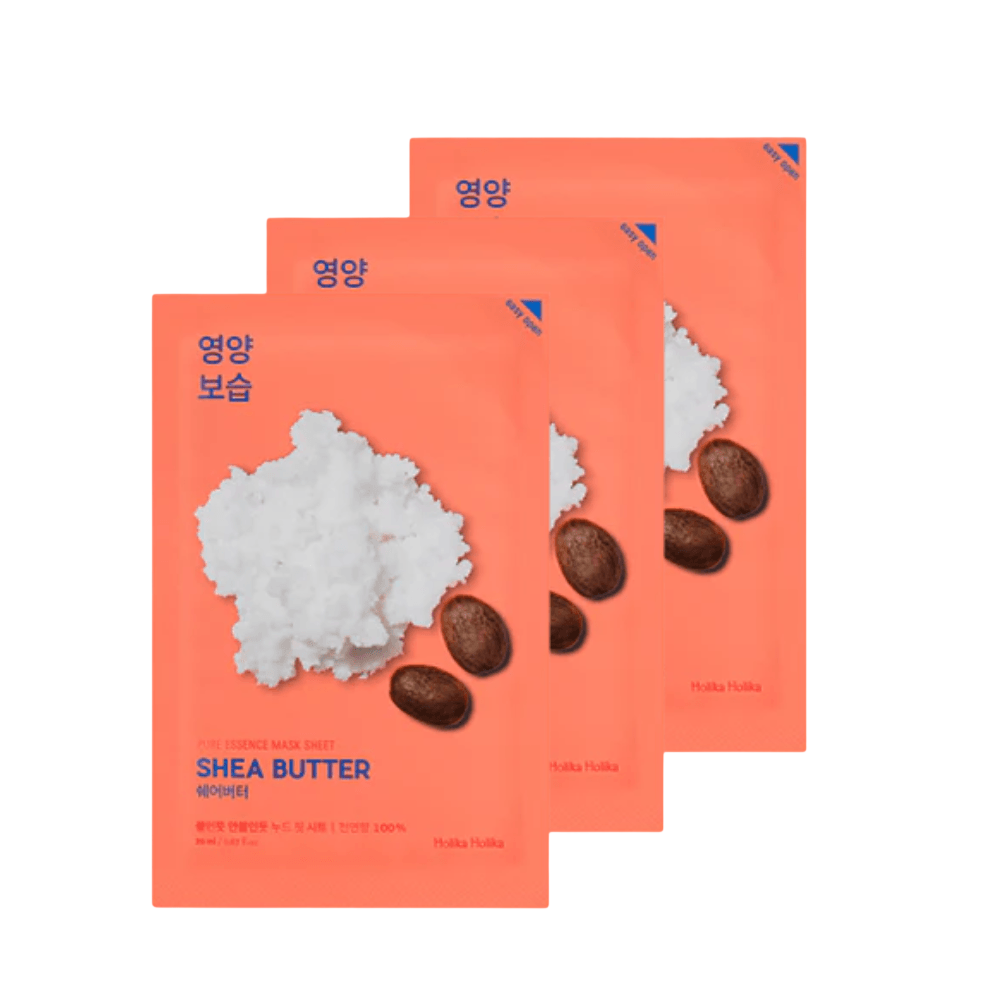 HOLIKA HOLIKA Pure Essence Mask Sheet - Shea Butter 3 pezzi