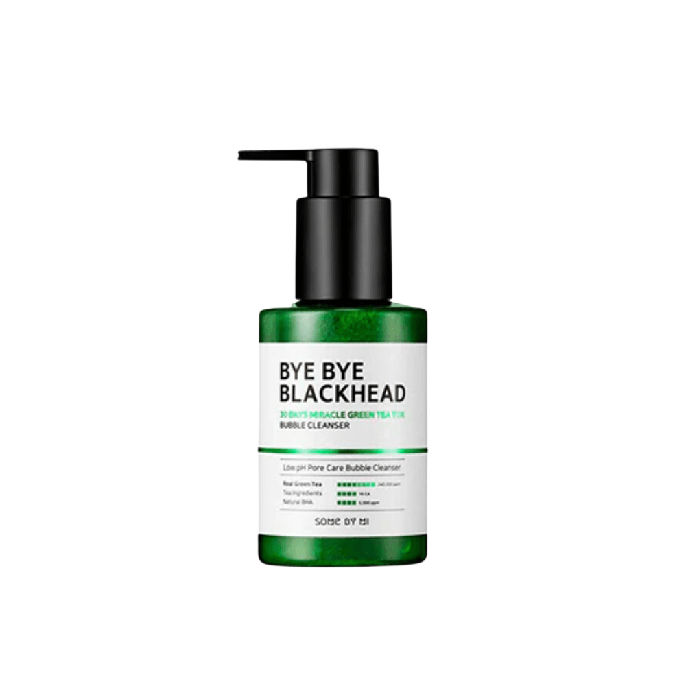 SOME BY MI Bye Bye Blackhead Miracle Green Tea Tox Bubble Cleanser, 120ml
