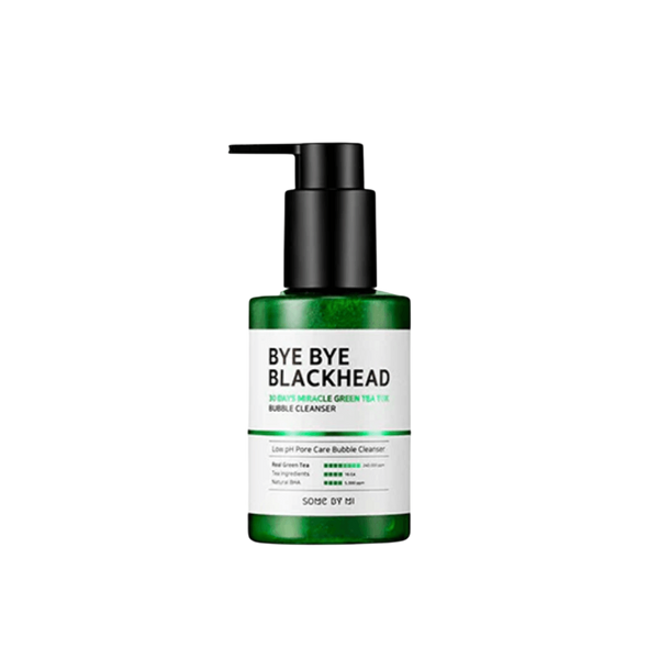 SOME BY MI Bye Bye Blackhead Miracle Green Tea Tox Bubble Cleanser, 120ml