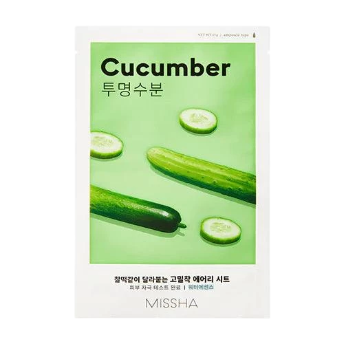 Missha Airy Fit Sheet Mask, Cetriolo - persiincorea