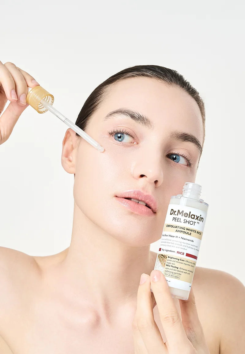 Dr. Melaxin Peel Shot Exfoliating White Rice Ampoule, 80ml