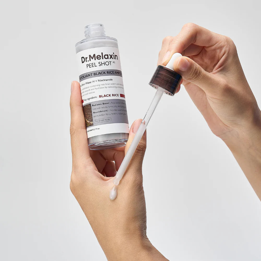 Dr. Melaxin Peel Shot Exfoliating Black Rice Ampoule, 80ml