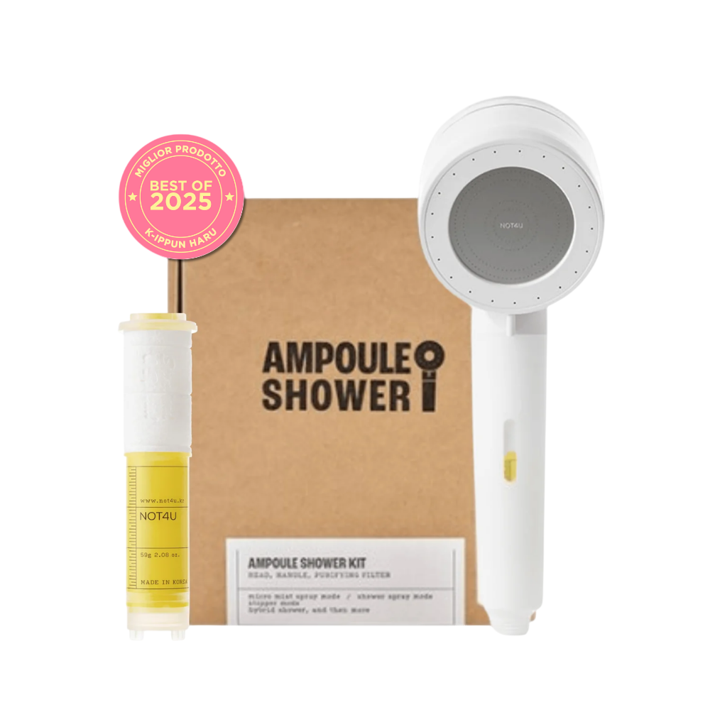 NOT4U Ampoule Shower Kit, Soffione + Vitamin Ampoule Shower Filter