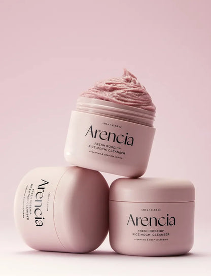 Arencia Fresh Rosehip Rice Mochi Cleanser, 120g