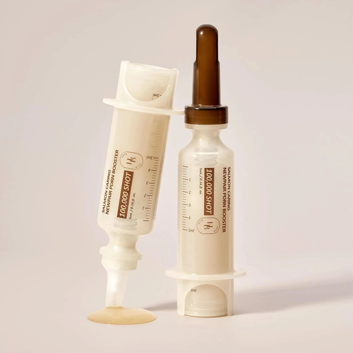 HEVEBLUE Salmon Caring Centella New Pair PDRN Booster 100,000 Shot Essence
