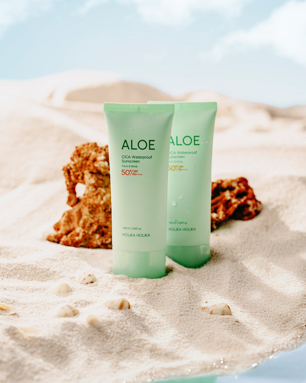 Holika Holika Aloe Cica Waterproof Sunscreen SPF 50+ PA++++, 70ml