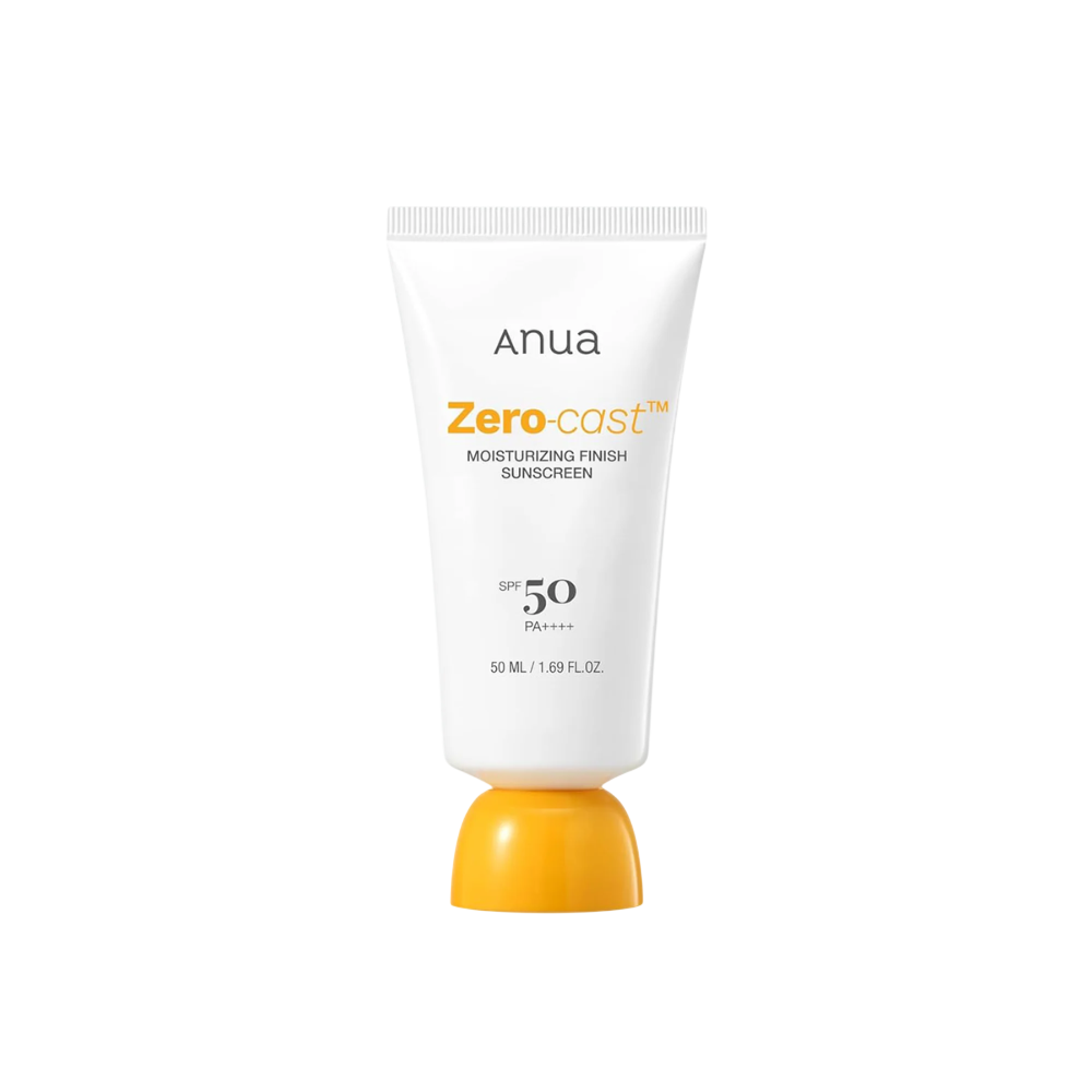 Anua Zero-Cast Moisturizing Finish Sunscreen, SPF50 PA++++, 50ml