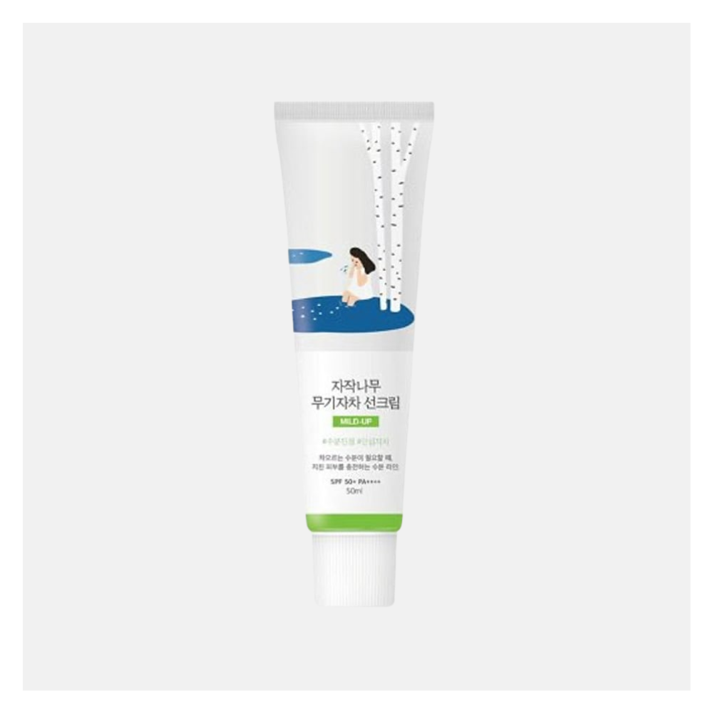 Round Lab Birch Juice Moisturizing Mild-Up Sunscreen, SPF50+ PA++++, 50ml