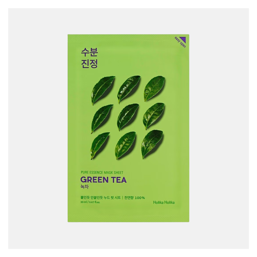 HOLIKA HOLIKA Pure Essence Mask Sheet - Green Tea, 23ml