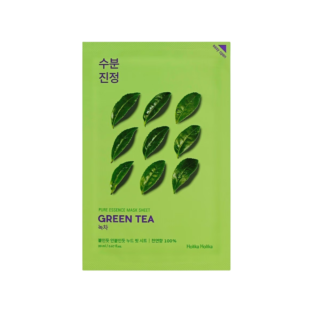 HOLIKA HOLIKA Pure Essence Mask Sheet - Green Tea, 23ml