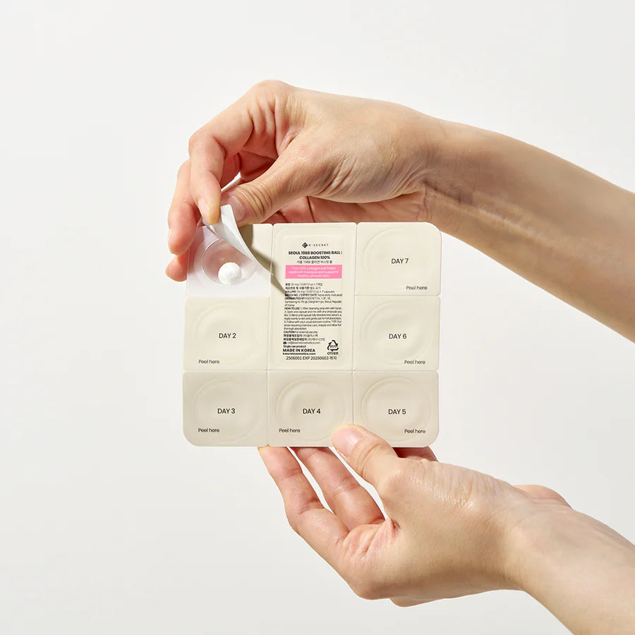 KSECRET Seoul 1988 Boosting Ball: Collagen 100%, 35mg, 7 capsule