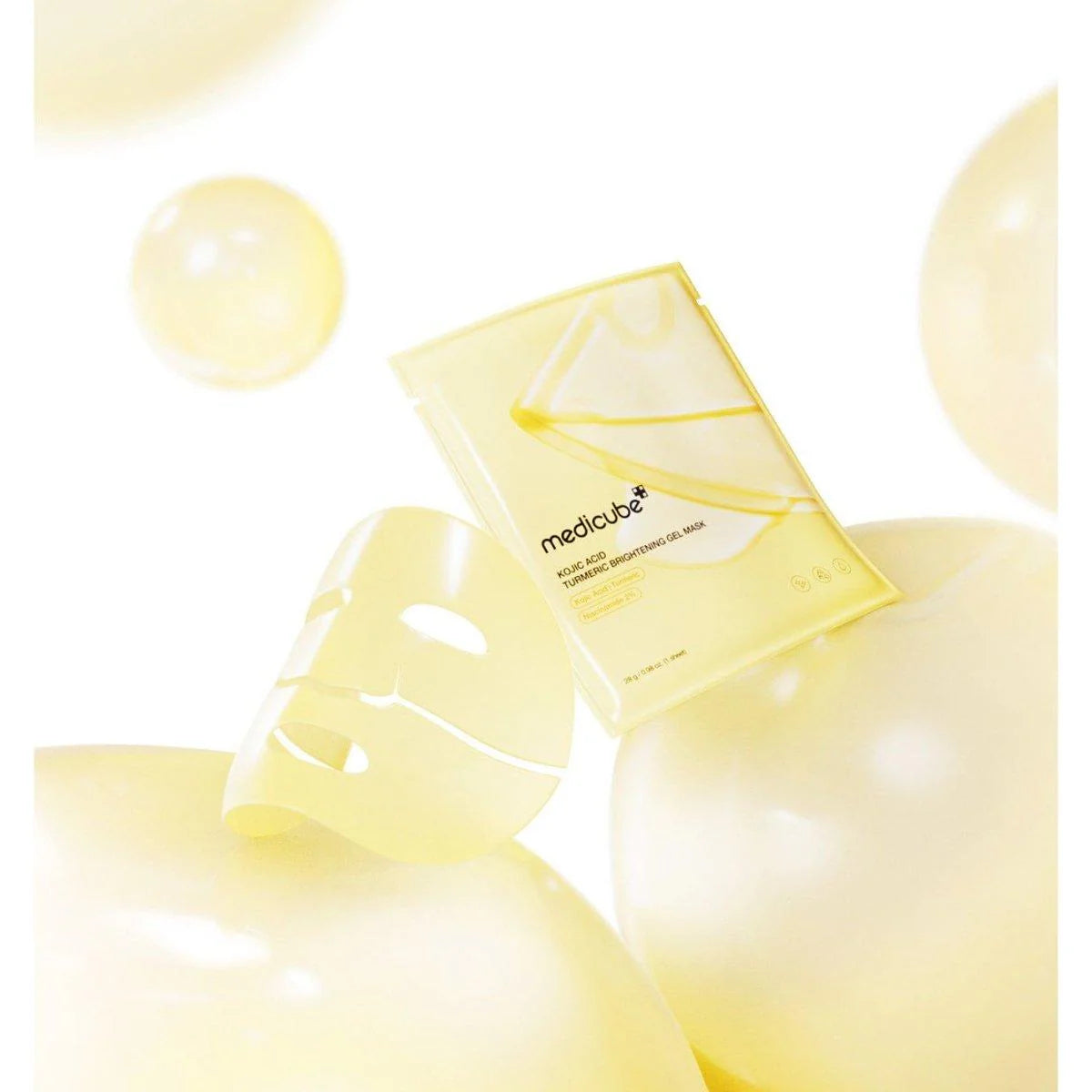 MEDICUBE Kojic Acid Turmeric Brightening Gel Mask, 28g