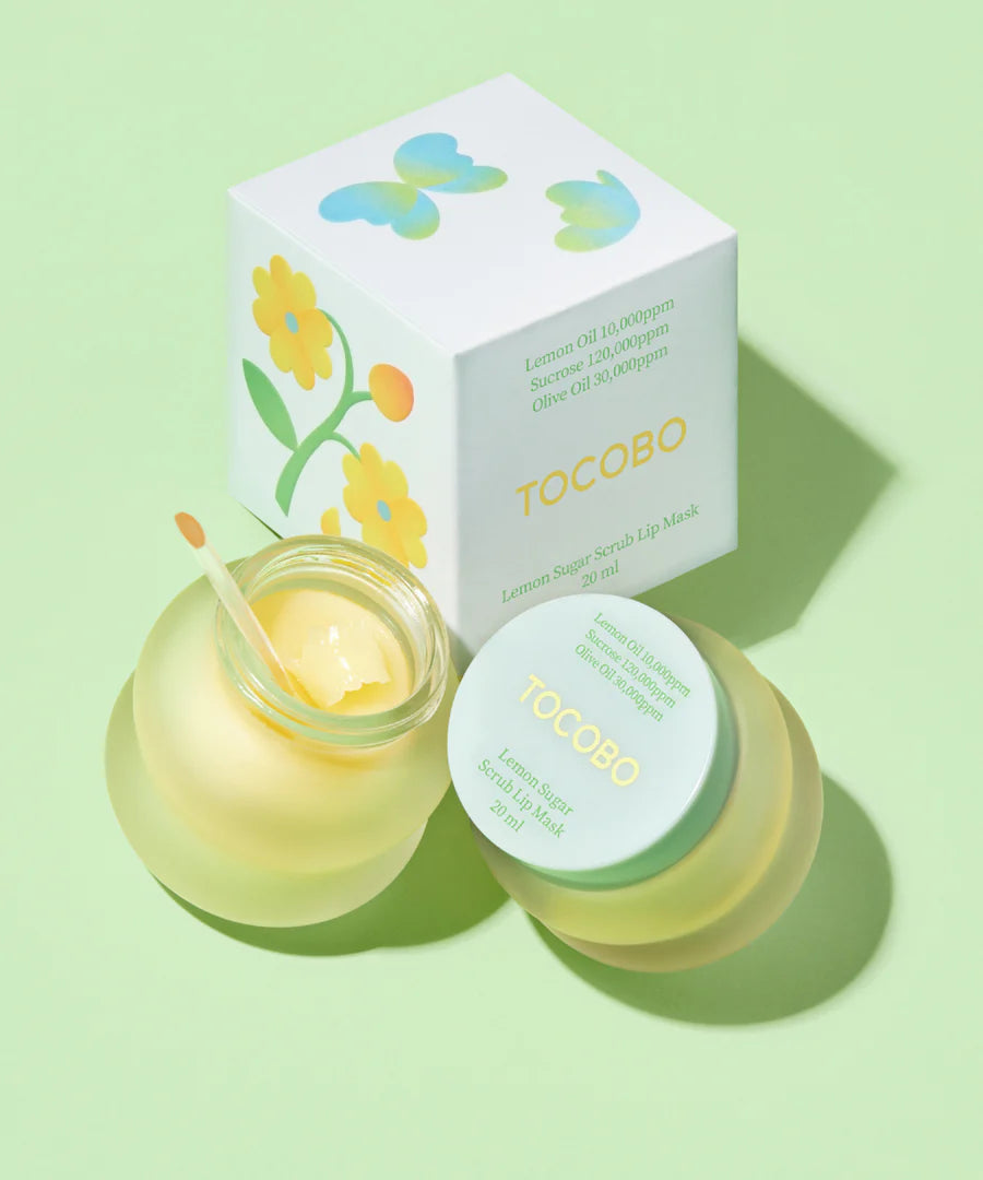 TOCOBO Lemon Sugar Scrub Lip Mask, 20ml