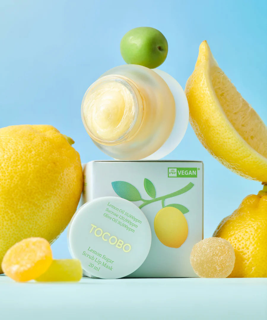 TOCOBO Lemon Sugar Scrub Lip Mask, 20ml