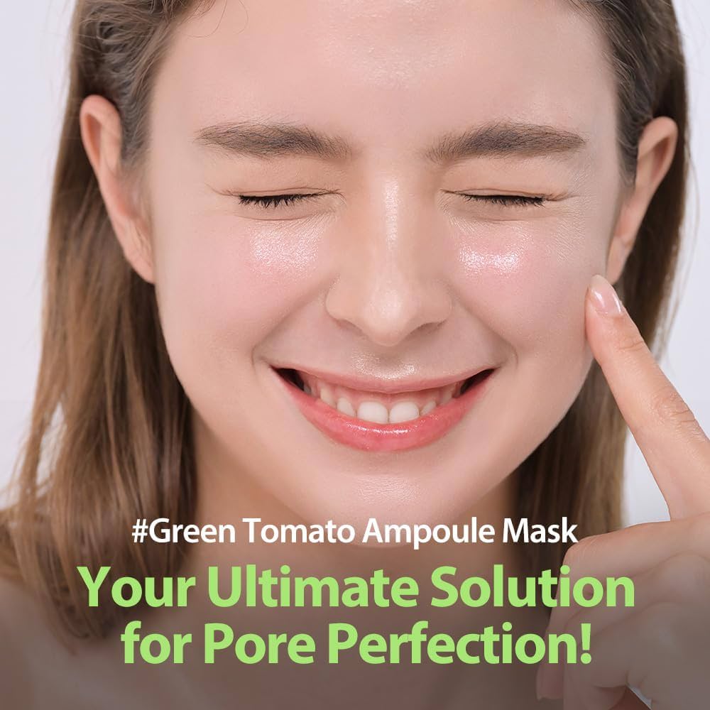 Sungboon Editor Green Tomato Pore Lifting Ampoule Mask, 23 g
