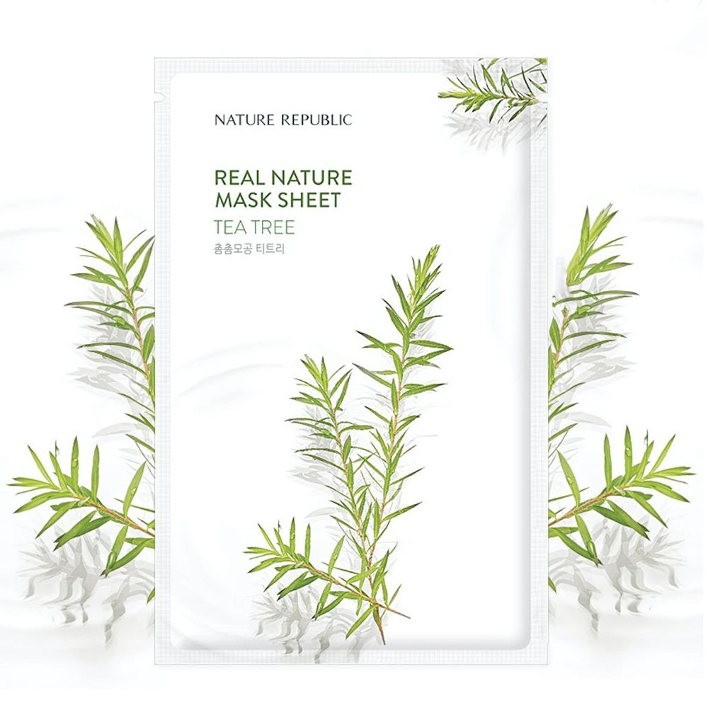 Nature Republic Real Nature Sheet Mask Tea Tea, 23ml