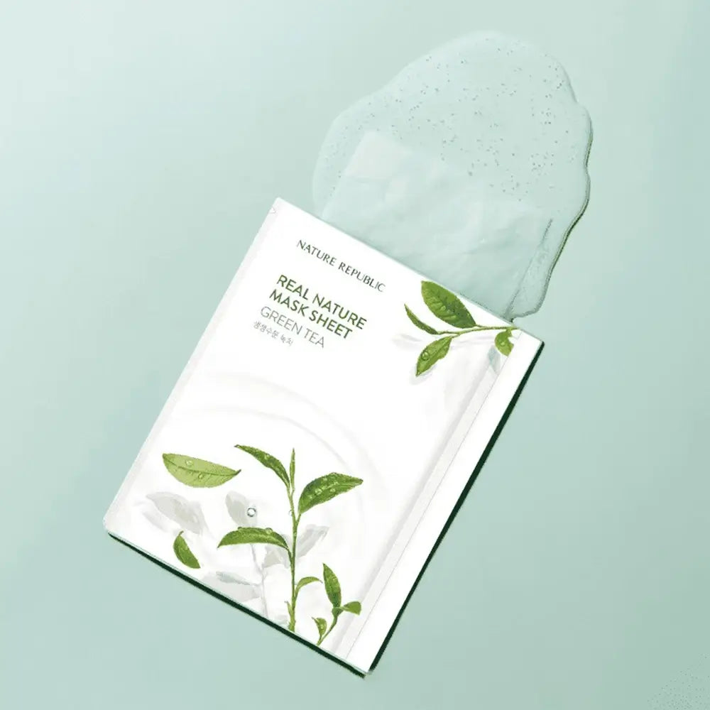 Nature Republic Real Nature Sheet Mask Green Tea, 23ml